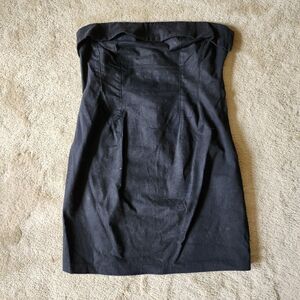 Wild Fable Strapless Lace Up Detail Mini Dress - Black - Women's L - NWOT (No64)